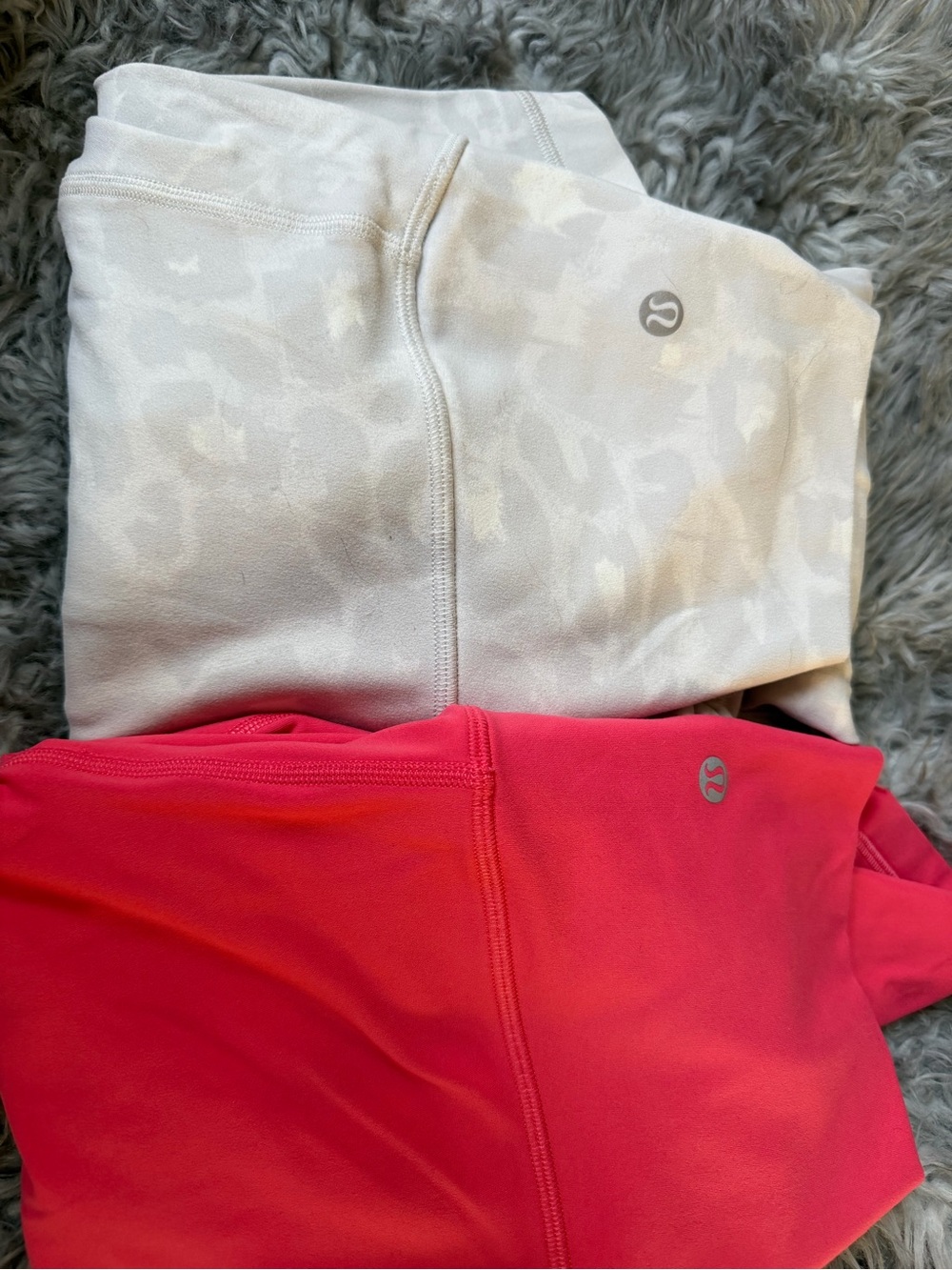 Lululemon align Leggings Pair - Light Camo & Bright coral